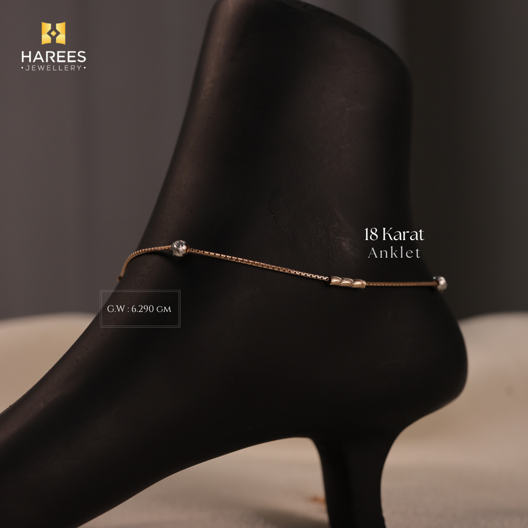 18K Gold Anklet