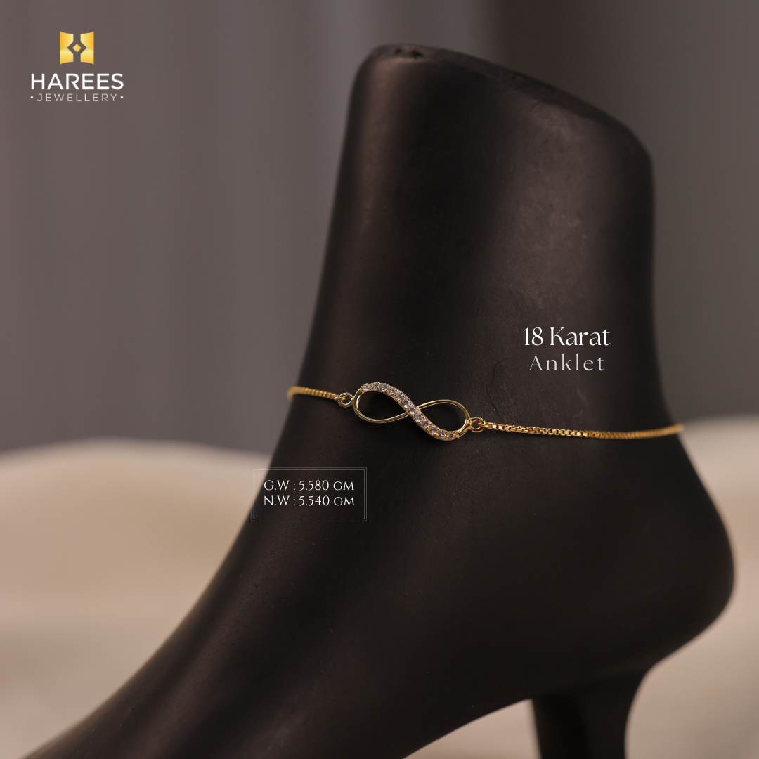 18K Gold Anklet