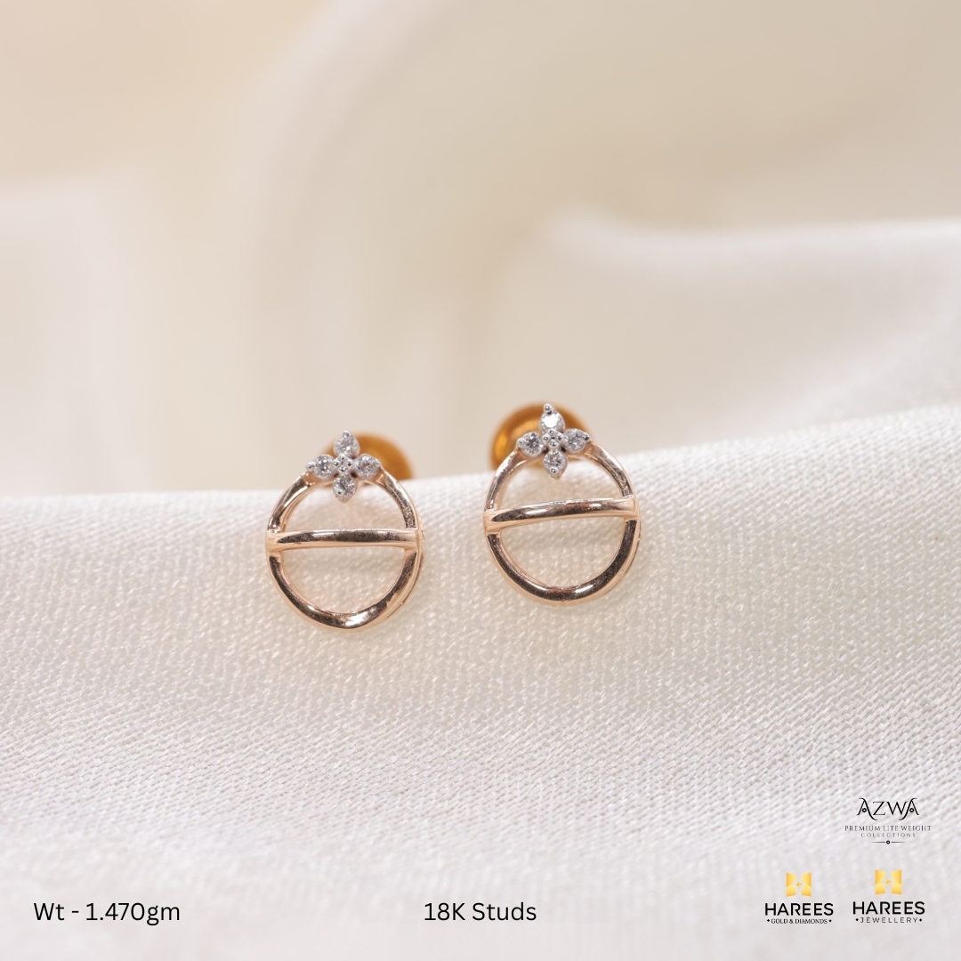18K Gold Studs