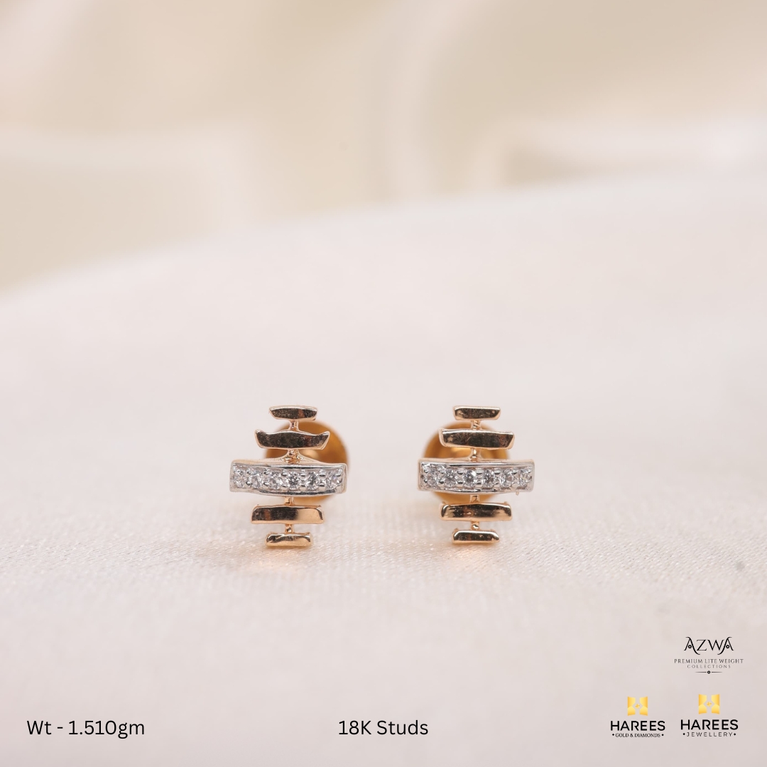 18K Gold Studs