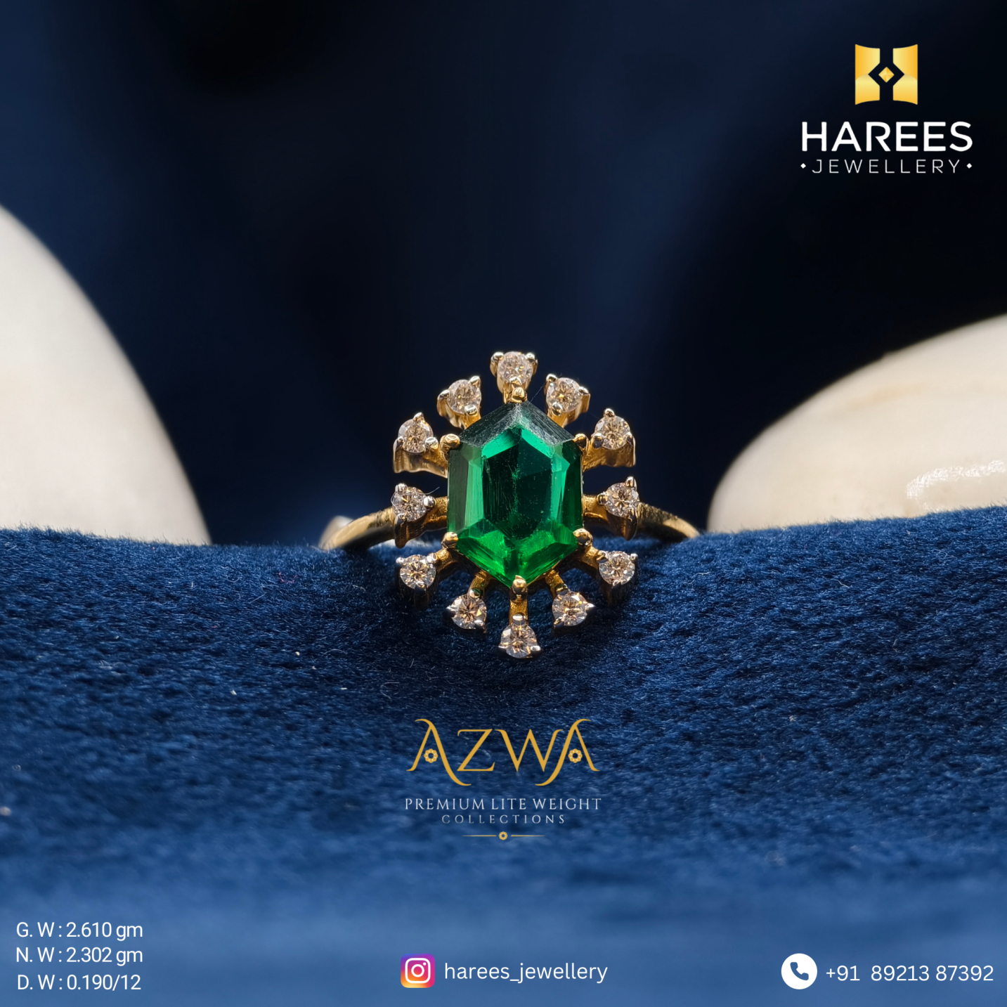 Diamonds Ring - 18K Gold & Diamonds