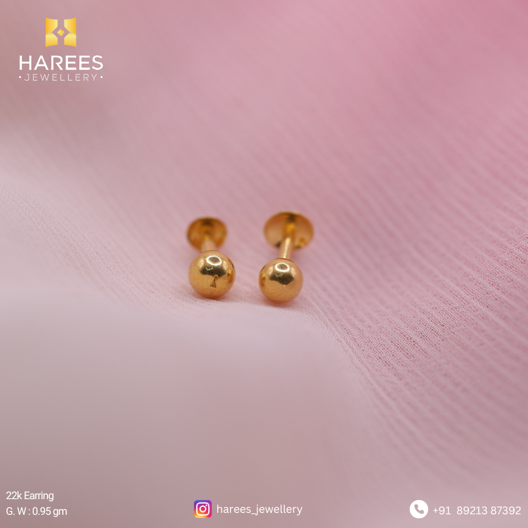 22K Gold Earrings