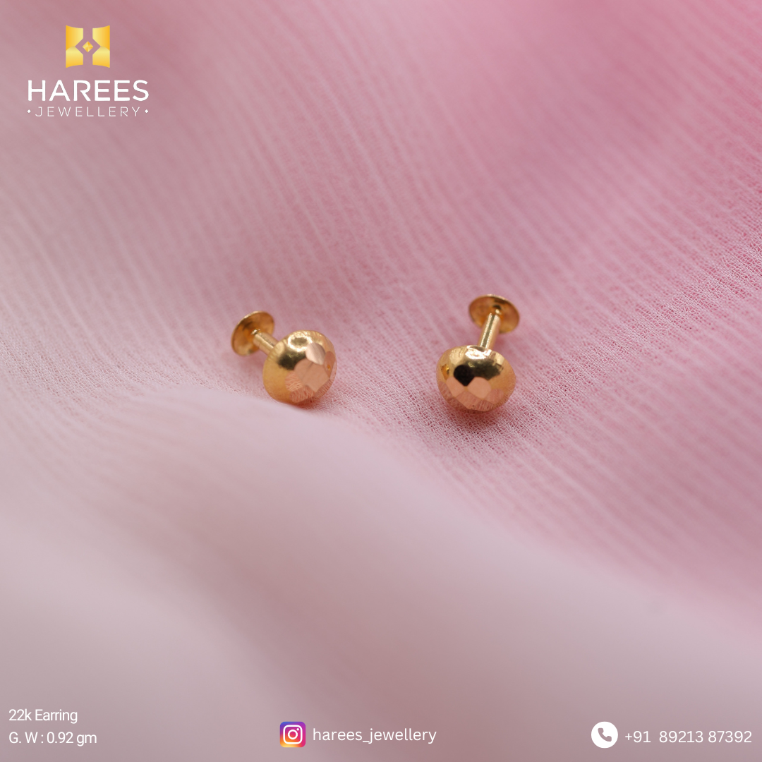 22K Gold Earrings