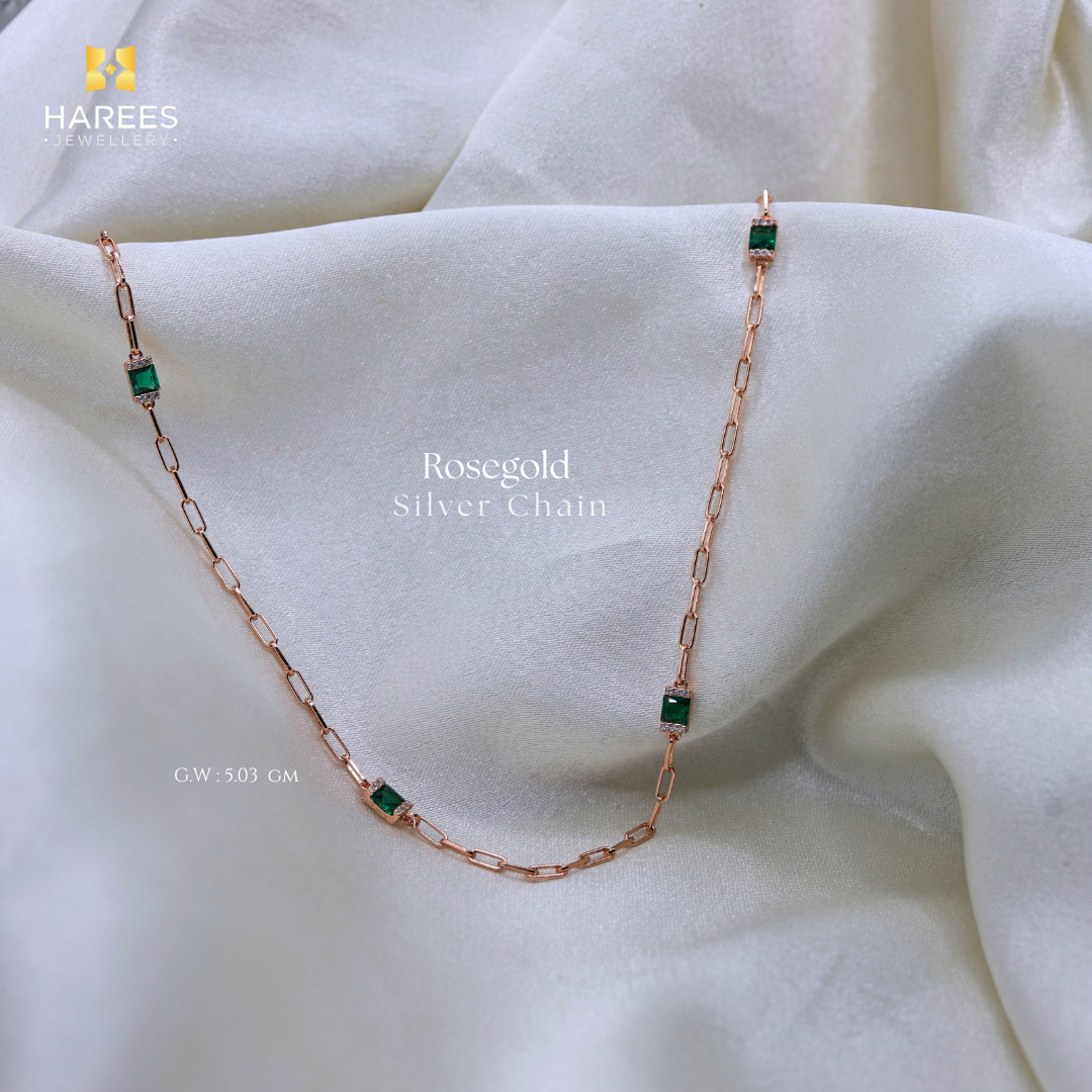 Rosegold Silver Necklace