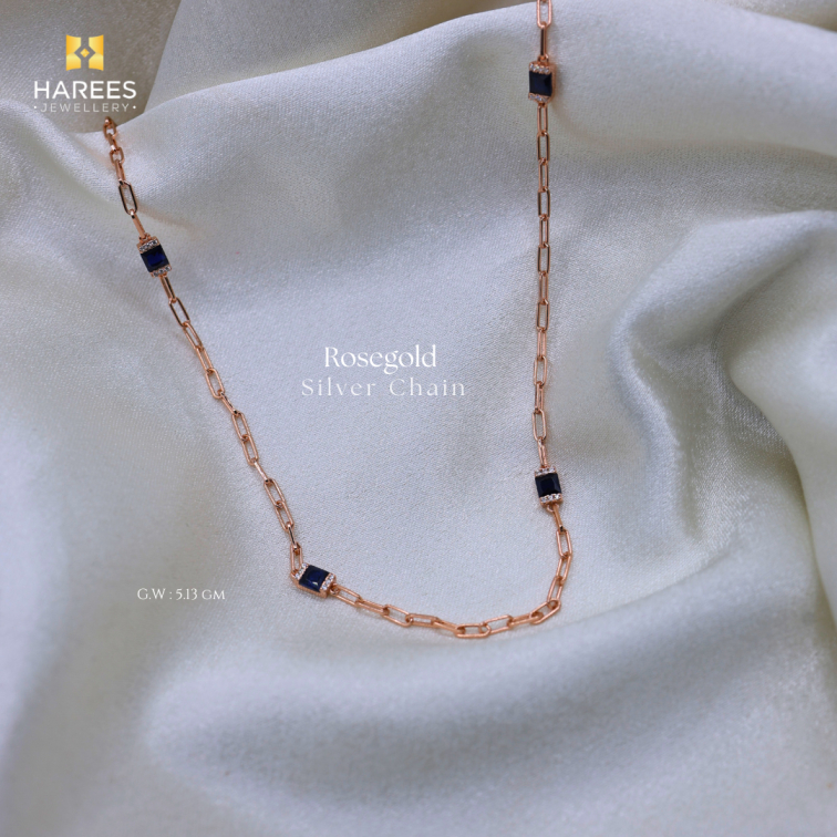 Rosegold Silver Necklace