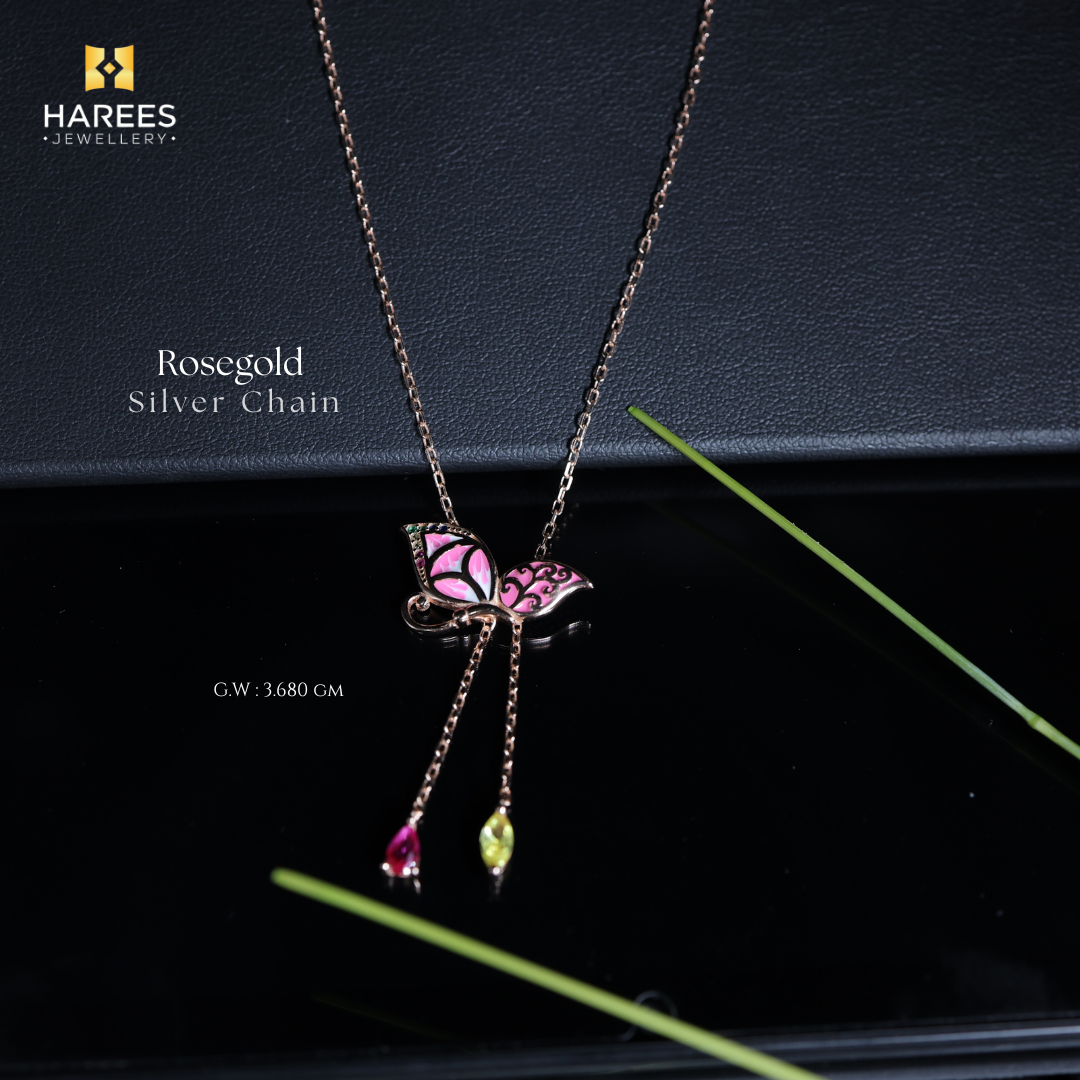 Rosegold Silver Necklace