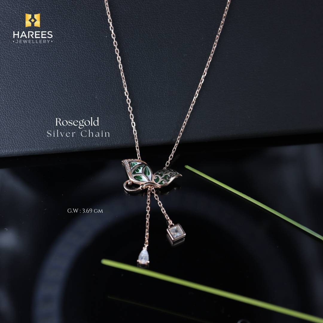Rosegold Silver Necklace