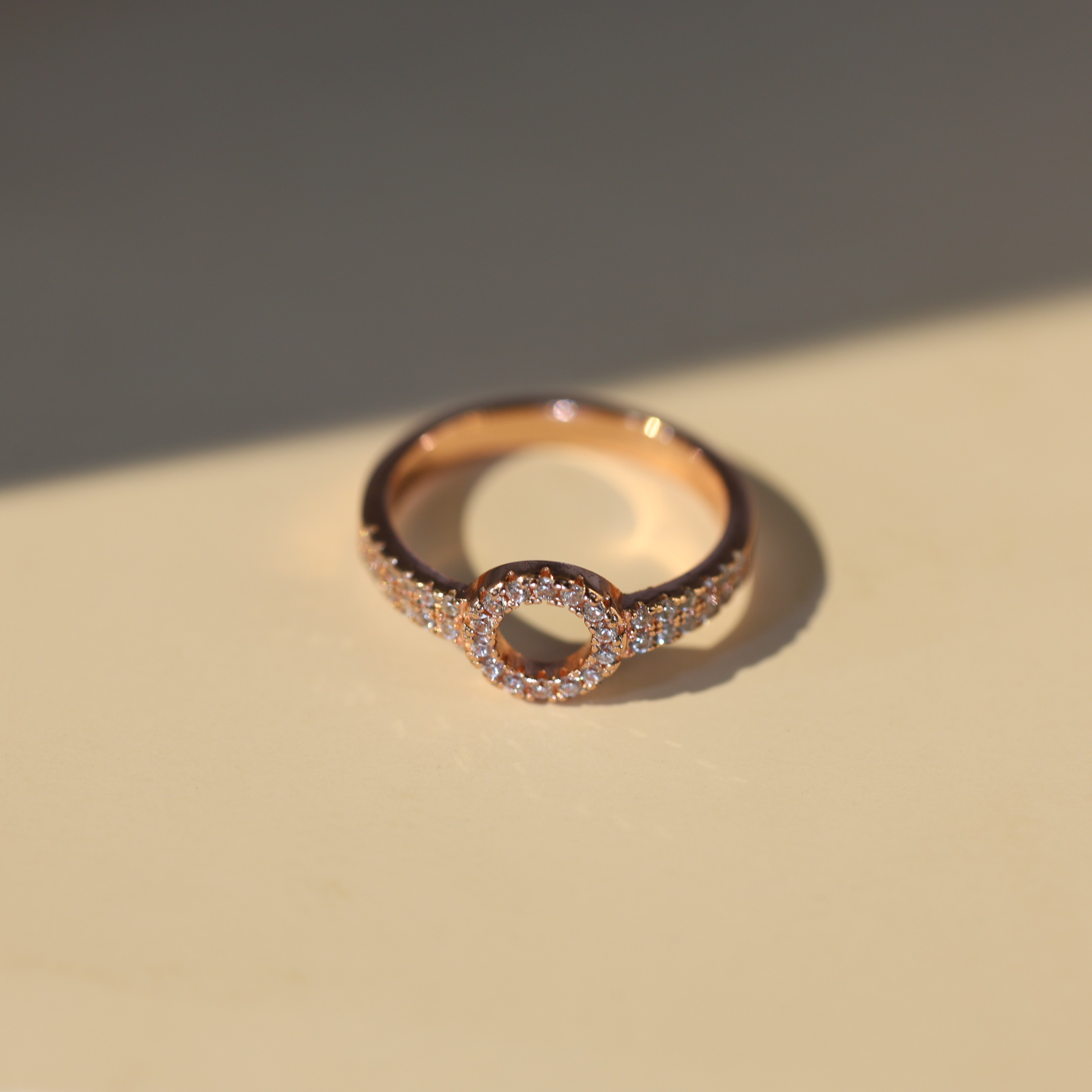 Rose Gold Silver Ring