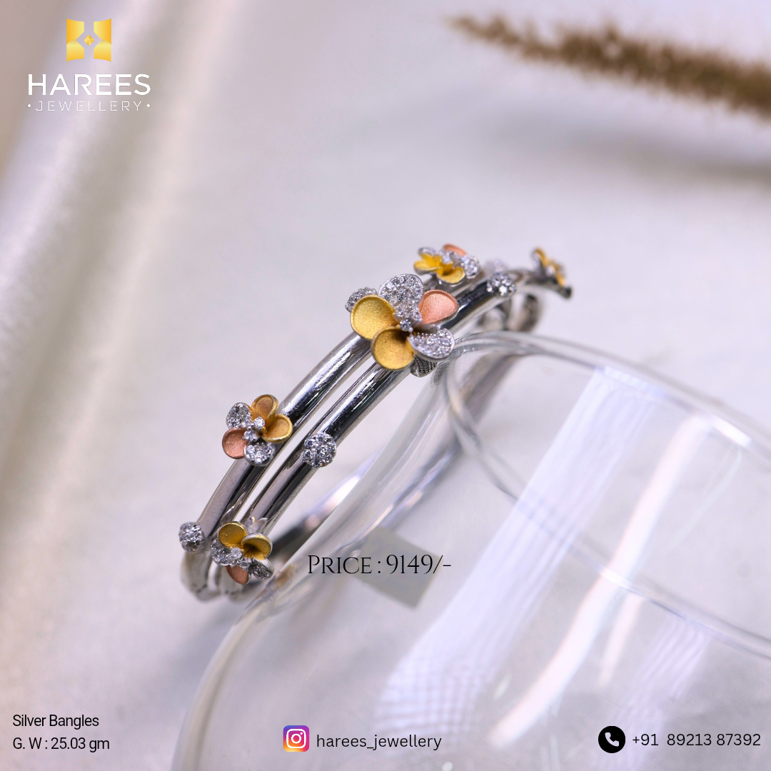 Silver Bangle for ladies